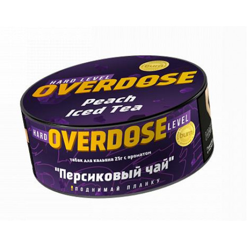 Табак для кальяна Overdose – Peach Iced Tea 25 гр.
